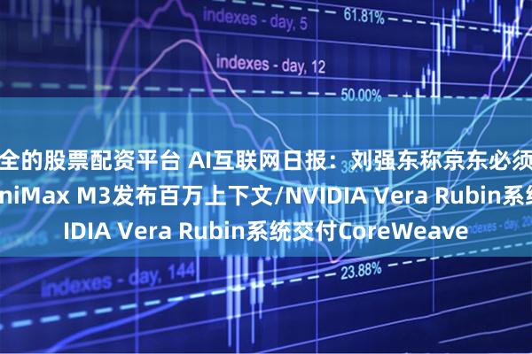 安全的股票配资平台 AI互联网日报：刘强东称京东必须保住兄弟们饭碗/MiniMax M3发布百万上下文/NVIDIA Vera Rubin系统交付CoreWeave